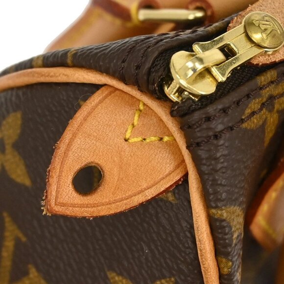 Louis Vuitton Monogram Mini Speedy Handbag - Picture 7 of 10